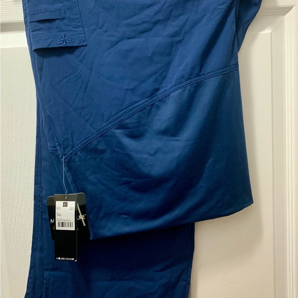 Med Couture Navy Scrub Pants NWT